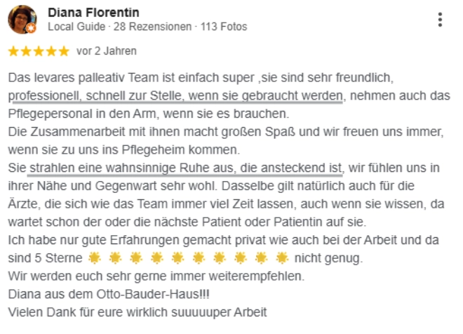 Feedback Diana Florentin