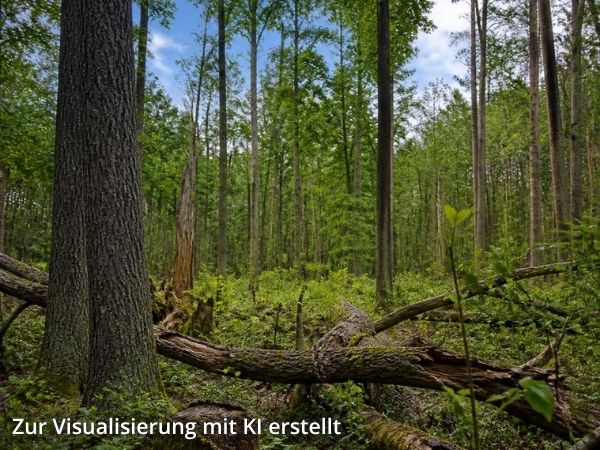 Ein Klimareservat in Brandenburg | KI generiert zur Visualisierung